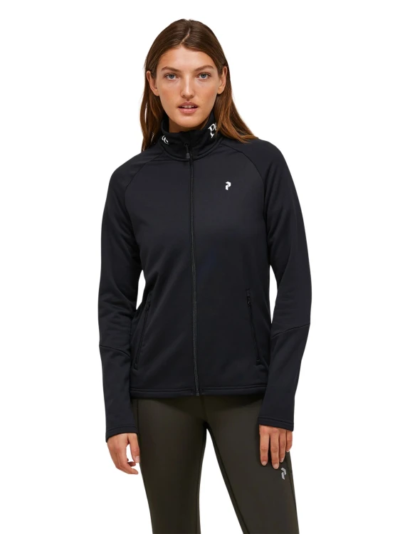Bluza damska Peak Performance Rider Essentials Midlayer Zip black
