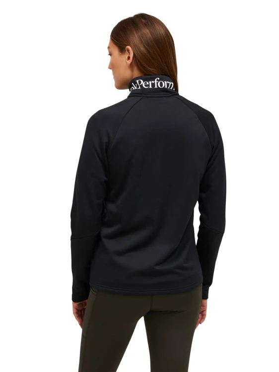 Bluza damska Peak Performance Rider Essentials Midlayer Zip black