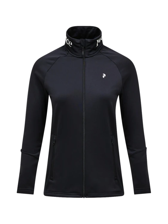 Bluza damska Peak Performance Rider Essentials Midlayer Zip black