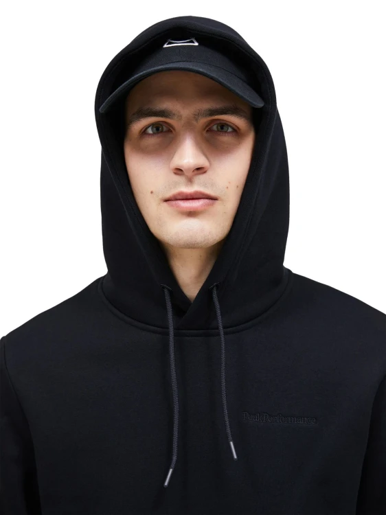 Bluza męska Peak Performance Original Small Logo Hood black