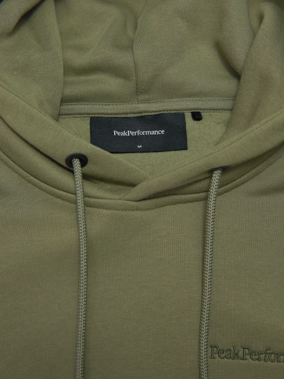 Bluza męska Peak Performance Original Small Logo Hood pine needle