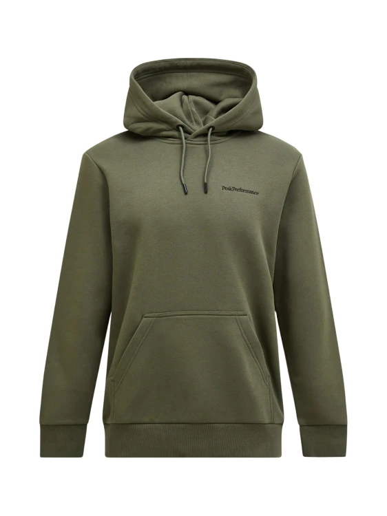 Bluza męska Peak Performance Original Small Logo Hood pine needle