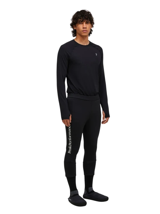 Spodnie męskie Peak Performance Rider Essentials 3/4 Midlayer black
