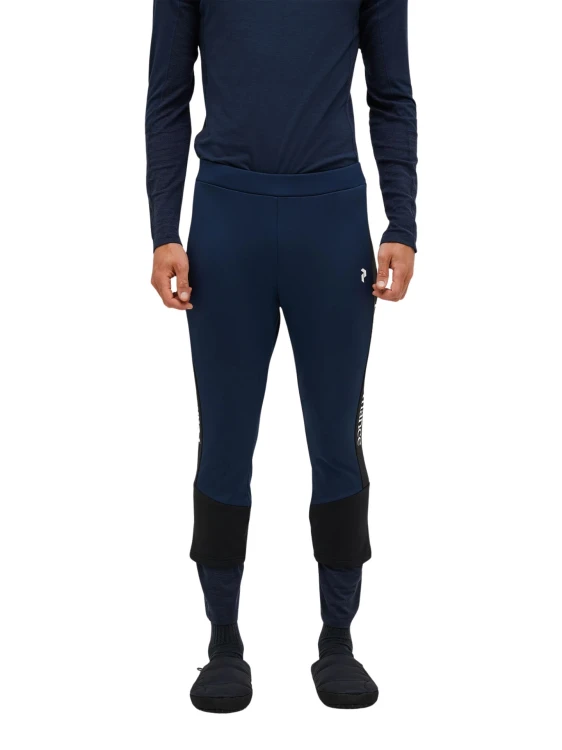Spodnie męskie Peak Performance Rider Essentials 3/4 Midlayer blue shadow