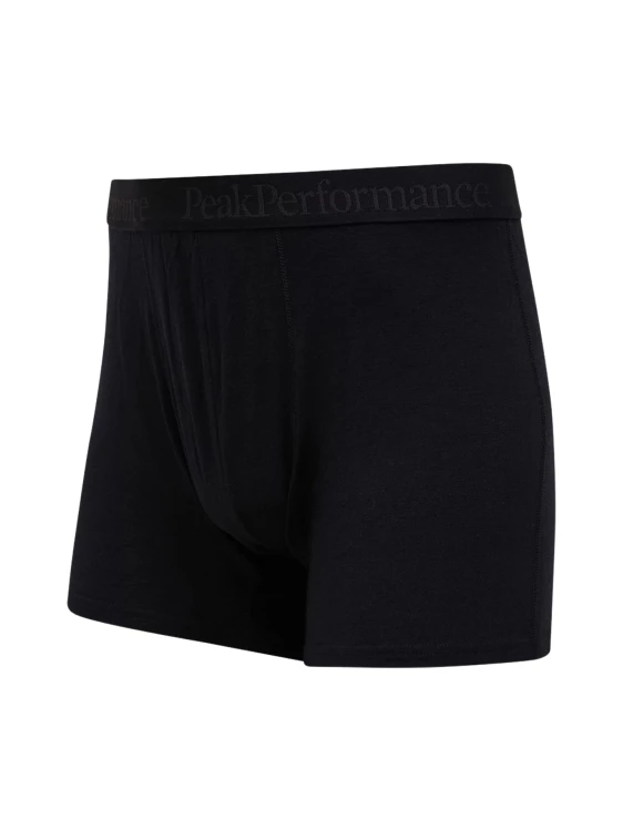 Bokserki męskie Peak Performance Magic Boxer Wool-blend Baselayer black