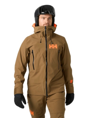 Kurtka narciarska męska Helly Hansen Sogn Shell 2.0 sepia