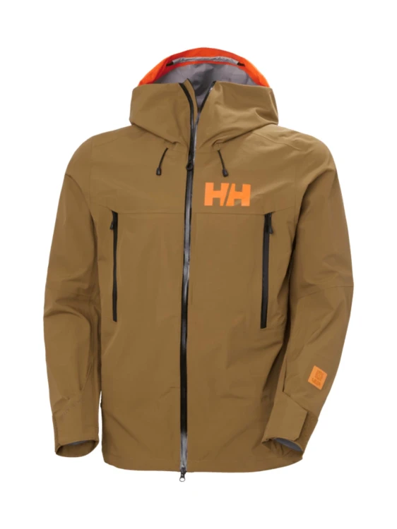 Kurtka narciarska męska Helly Hansen Sogn Shell 2.0 sepia