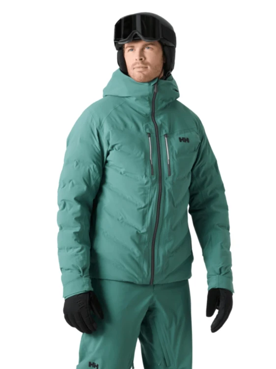 Kurtka narciarska męska Helly Hansen Alpha Puffy opal green