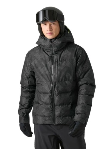 Kurtka narciarska męska Helly Hansen Kvitfjell Race Puffy Black Grey