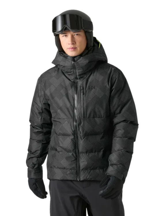 Kurtka narciarska męska Helly Hansen Kvitfjell Race Puffy Black Grey