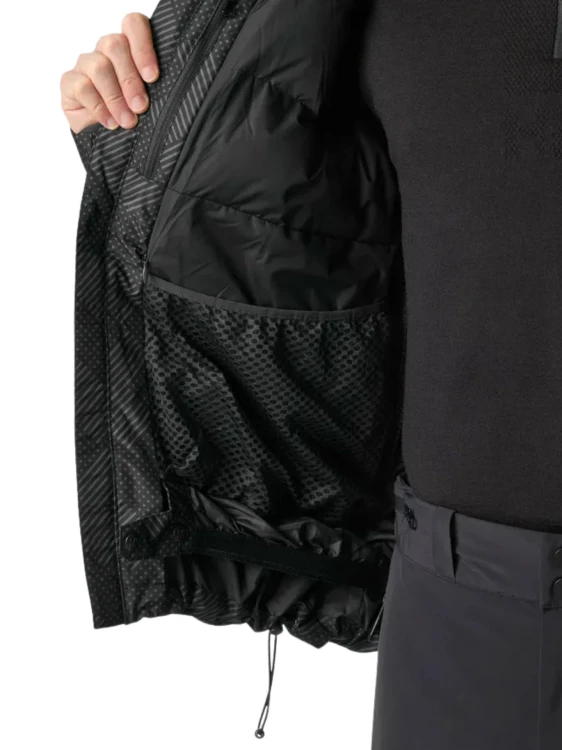 Kurtka narciarska męska Helly Hansen Kvitfjell Race Puffy Black Grey