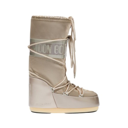 Buty damskie Moon Boot Icon Glance Satin platinum