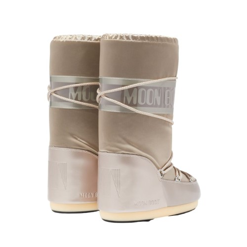 Buty damskie Moon Boot Icon Glance Satin platinum