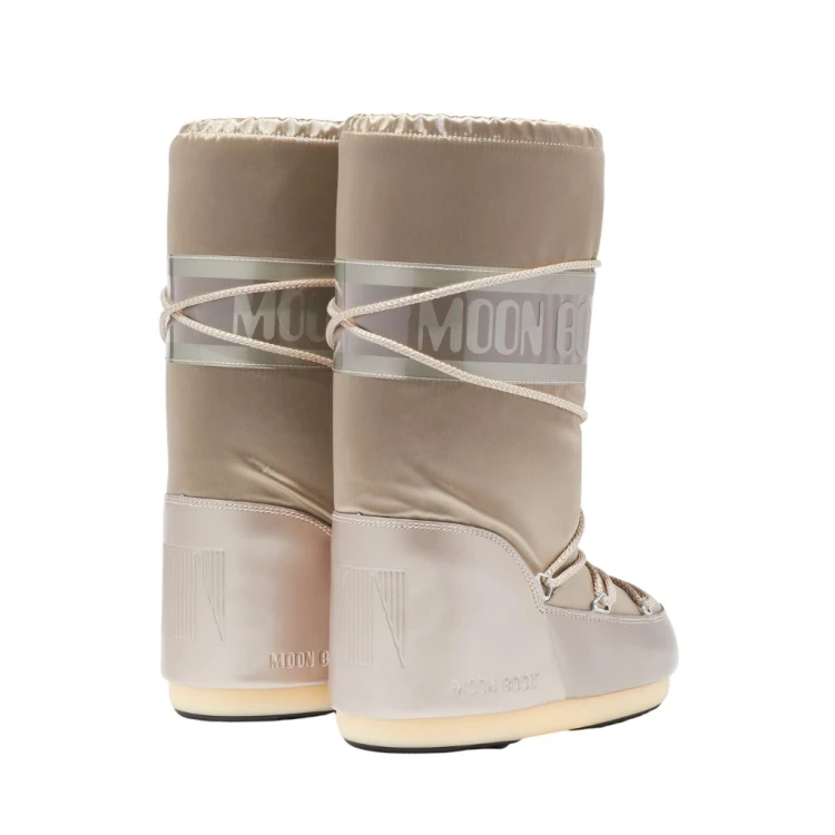 Buty damskie Moon Boot Icon Glance Satin platinum