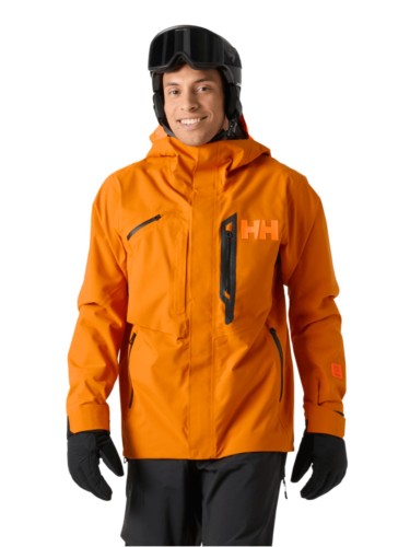 Kurtka narciarska męska Helly Hansen Sogn Patrol Shell ignite orange