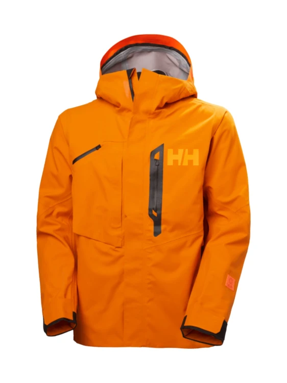 Kurtka narciarska męska Helly Hansen Sogn Patrol Shell ignite orange