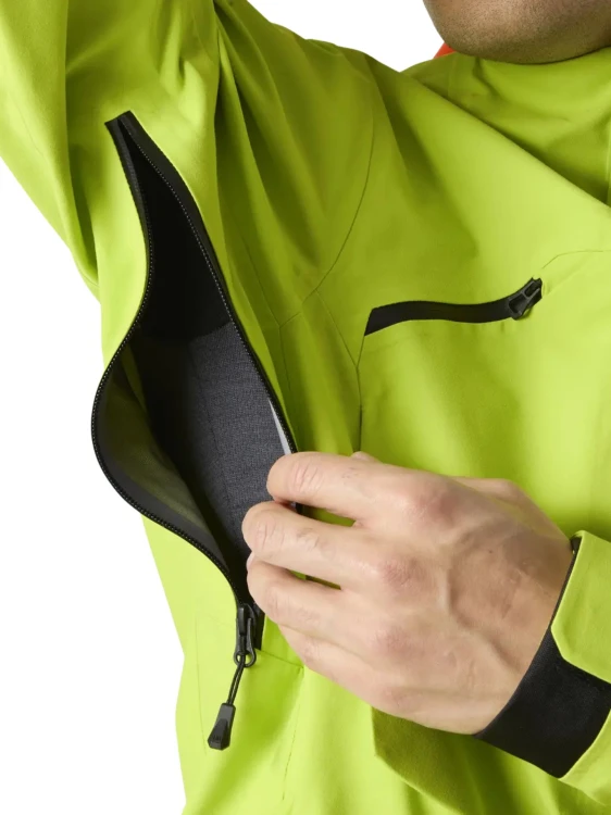 Kurtka narciarska męska Helly Hansen Sogn Patrol Shell luminous green