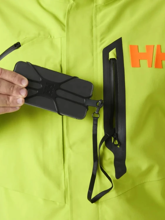 Kurtka narciarska męska Helly Hansen Sogn Patrol Shell luminous green