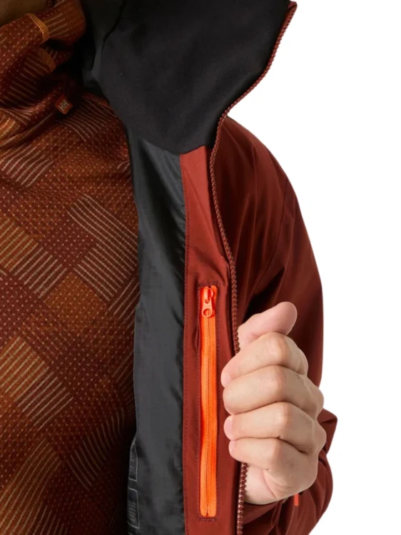 Kurtka narciarska męska Helly Hansen Powdreamer 3.0 iron oxide