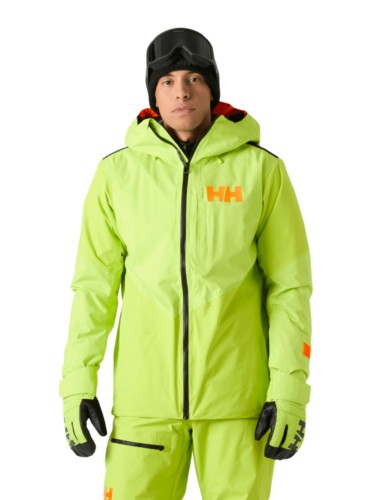 Kurtka narciarska męska Helly Hansen Powdreamer 3.0 luminous green