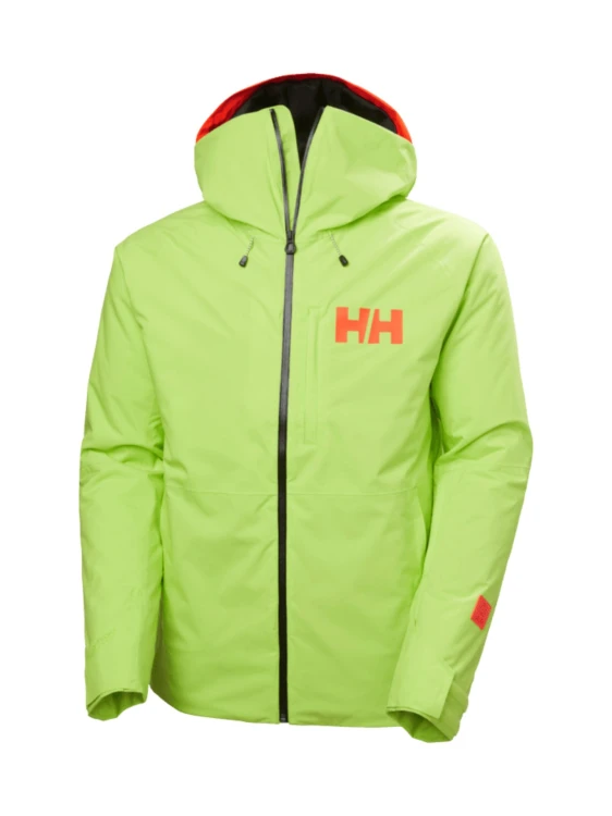 Kurtka narciarska męska Helly Hansen Powderface luminous green