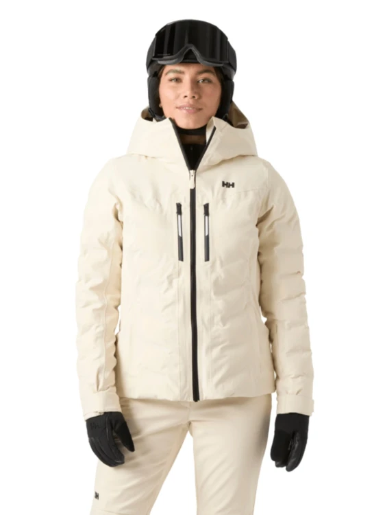 Kurtka narciarska damska Helly Hansen Alphelia Puffy cream