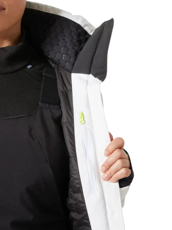 Kurtka narciarska damska Helly Hansen Alphelia Lifaloft white