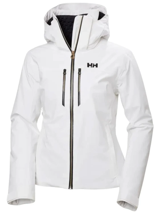 Kurtka narciarska damska Helly Hansen Alphelia Lifaloft white