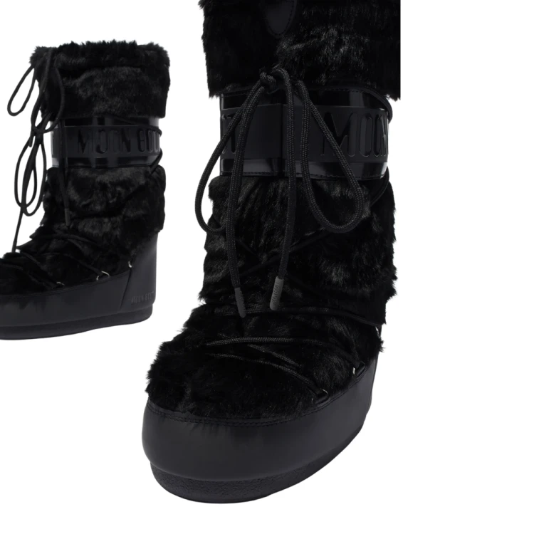 Buty damskie Moon Boot Icon Faux Fur black