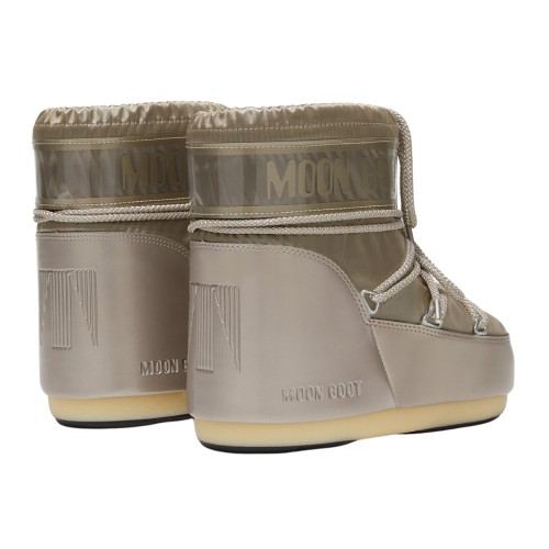 Buty damskie Moon Boot Icon Low Glance Satin platinum