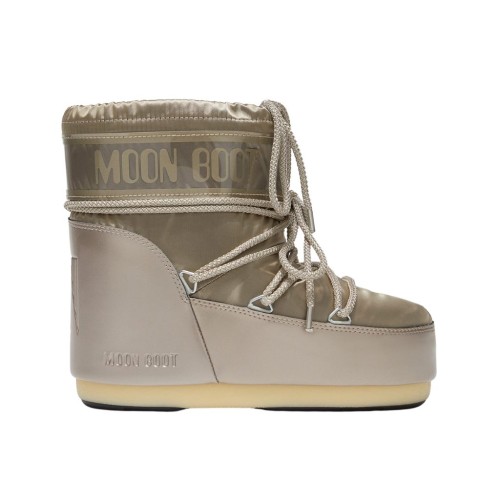 Buty damskie Moon Boot Icon Low Glance Satin platinum