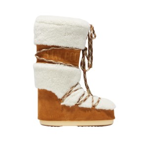 Buty damskie Moon Boot Icon Shearling Cream whisky/off white