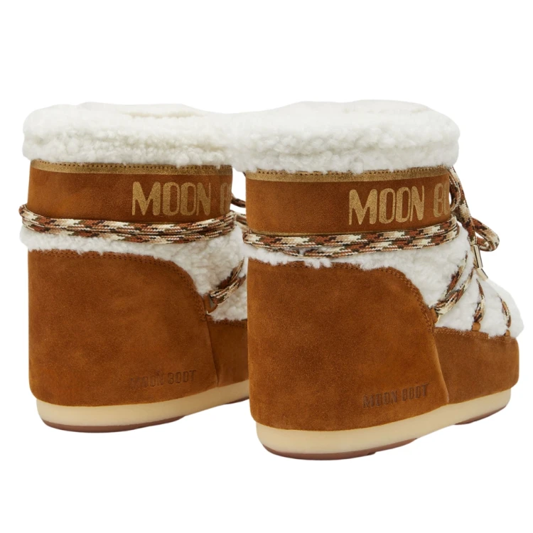 Buty damskie Moon Boot Icon Low Shearling Cream whisky/off white