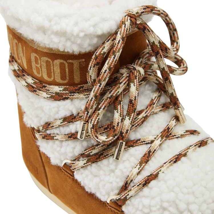 Buty damskie Moon Boot Icon Low Shearling Cream whisky/off white
