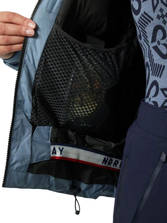 Kurtka narciarska damska Helly Hansen Kvitfjell Race Puffy washed navy