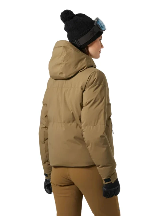 Kurtka narciarska damska Helly Hansen Nora Short Puffy sepia