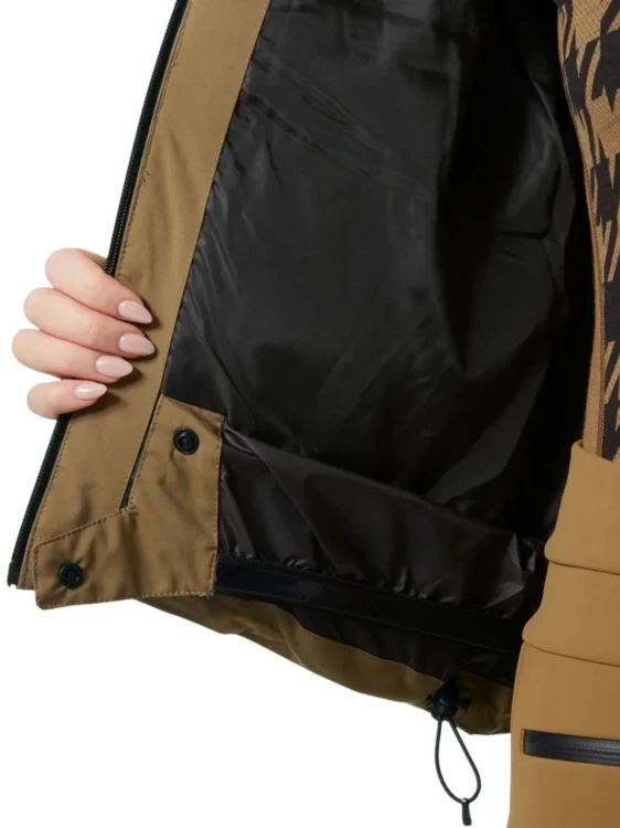 Kurtka narciarska damska Helly Hansen Nora Short Puffy sepia