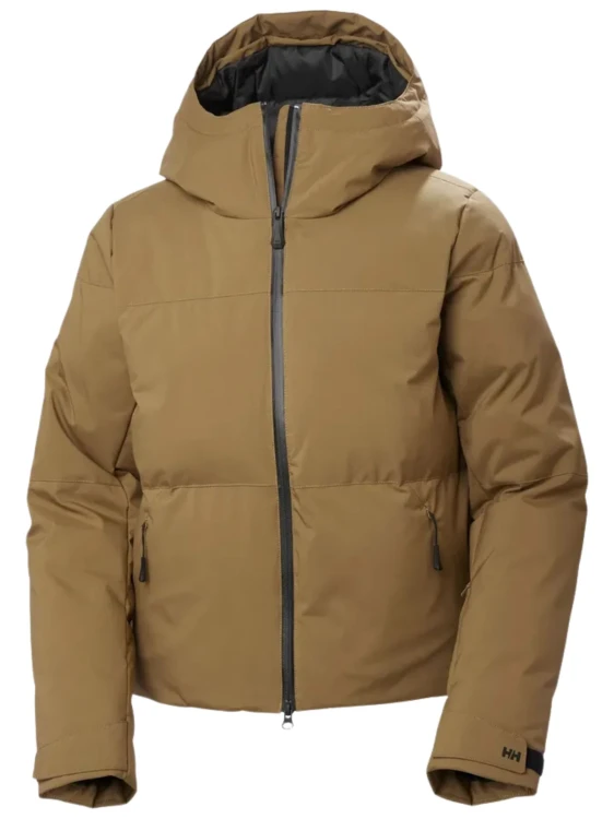Kurtka narciarska damska Helly Hansen Nora Short Puffy sepia
