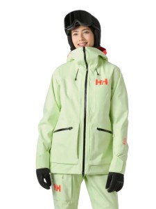 Kurtka narciarska damska Helly Hansen Powderqueen 3.0 washed lime