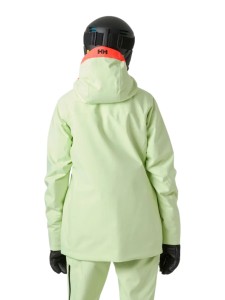 Kurtka narciarska damska Helly Hansen Powderqueen 3.0 washed lime