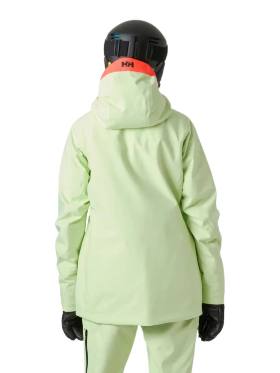 Kurtka narciarska damska Helly Hansen Powderqueen 3.0 washed lime