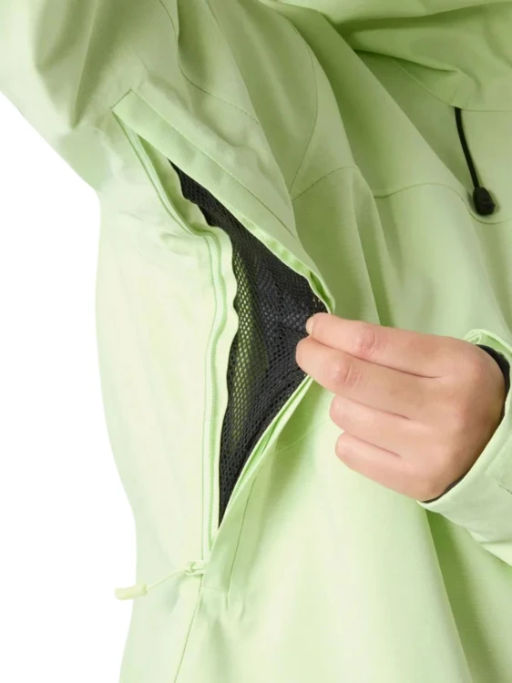 Kurtka narciarska damska Helly Hansen Powderqueen 3.0 washed lime