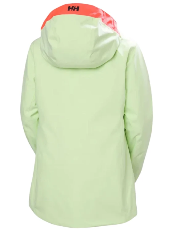 Kurtka narciarska damska Helly Hansen Powderqueen 3.0 washed lime