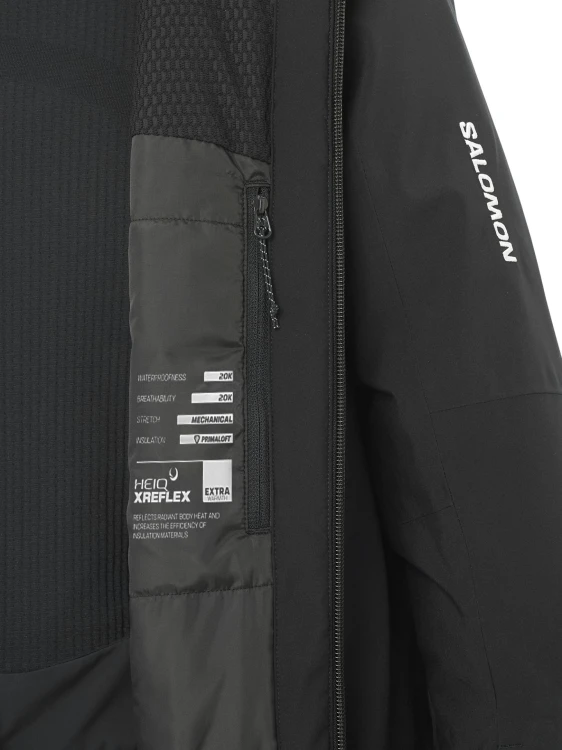 Kurtka narciarska damska Salomon Brilliant 2.0 Jacket deep black