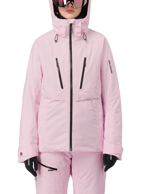 Kurtka narciarska damska Salomon Brilliant 2.0 Jacket icy pink