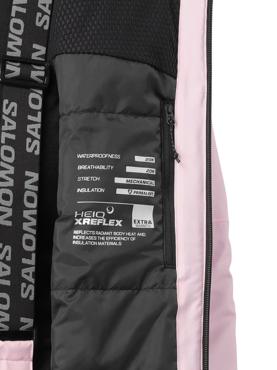 Kurtka narciarska damska Salomon Brilliant 2.0 Jacket icy pink