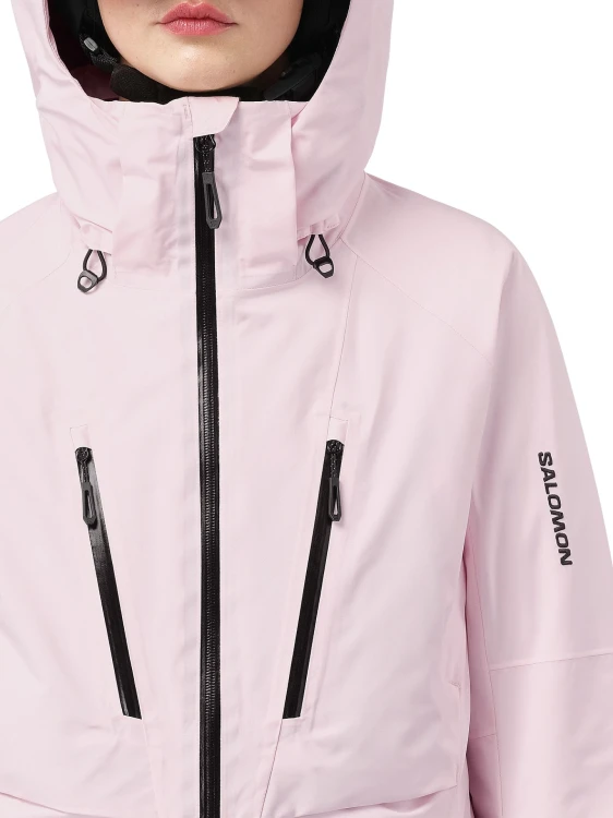 Kurtka narciarska damska Salomon Brilliant 2.0 Jacket icy pink