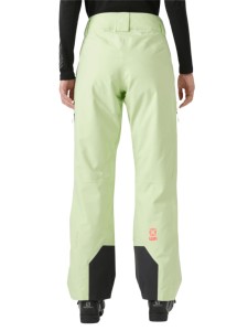 Spodnie narciarskie damskie Helly Hansen Powderqueen washed lime