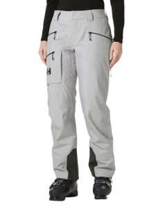 Spodnie narciarskie damskie Helly Hansen Powderqueen grey melange