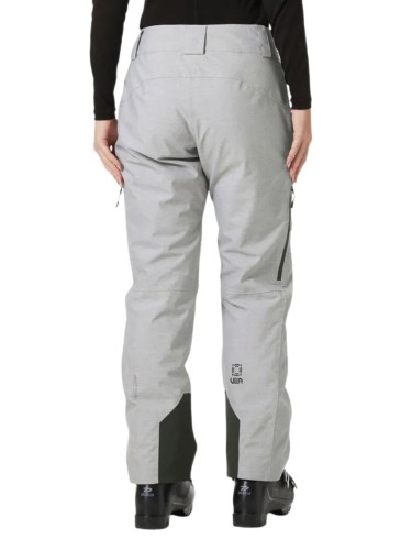 Spodnie narciarskie damskie Helly Hansen Powderqueen grey melange